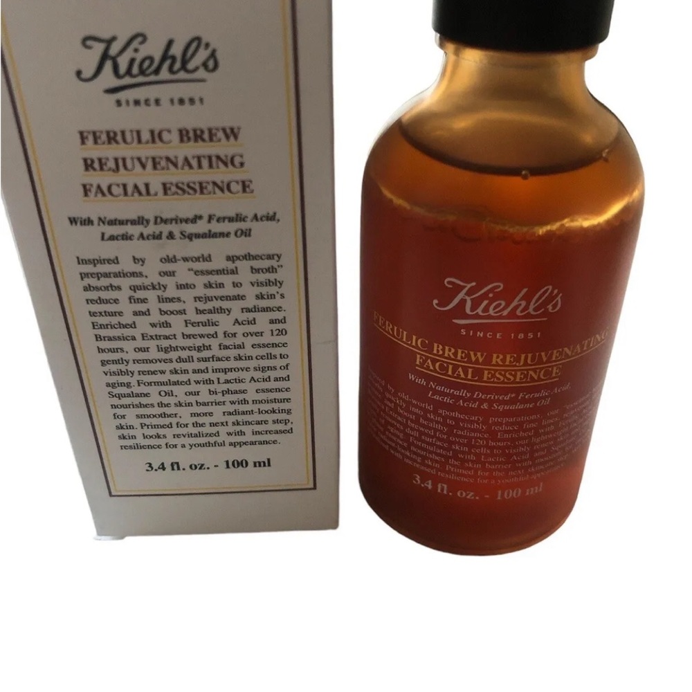 Kiehls Ferulic Brew Rejuvenating Facial Essence 3.4 oz / 100 ml New in Box